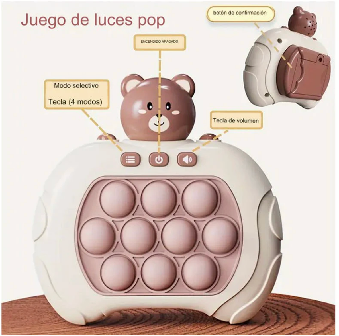 Pop It Electrónico Juguete Interactivo Sensorial