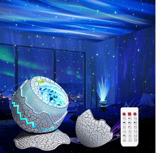 Dino Egg - Proyector Galaxia Led Huevo de Dinosaurio
