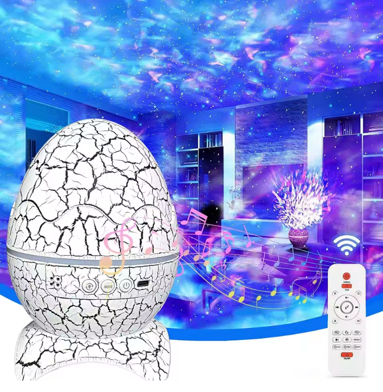 Dino Egg - Proyector Galaxia Led Huevo de Dinosaurio