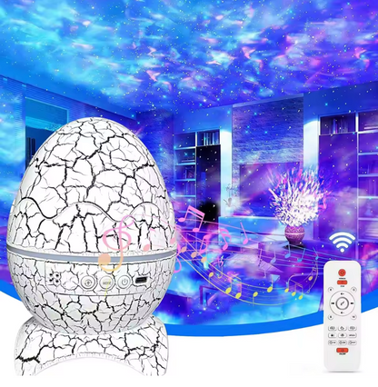 Dino Egg - Proyector Galaxia Led Huevo de Dinosaurio